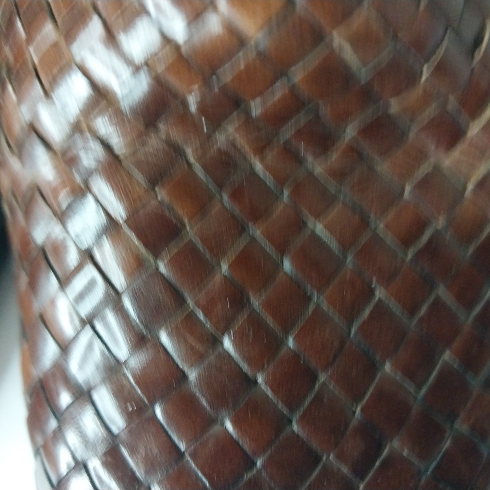 Mezlan Made In Spain Women's Woven Leather Slip-On Loafers in Brown - Picture 6 of 8